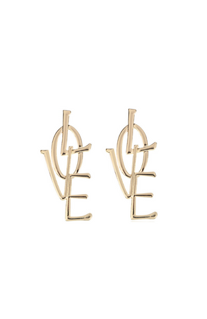 Hopeless Romantic Earrings | Gold