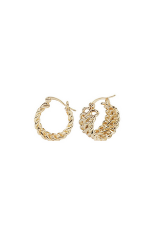 Arabella Gold Hoop Earrings