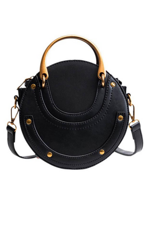 Anastacia Shoulder Bag | Gold Black