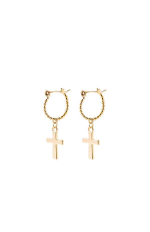 Rebel Yell Earrings | Gold